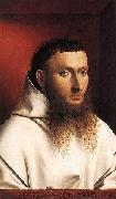 Petrus Christus Potrait of a Carthusian Spain oil painting artist